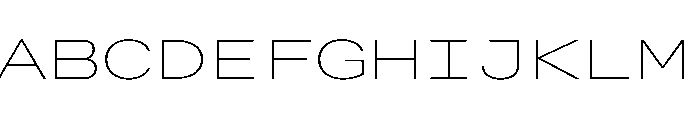 AlpagaVAR UltraExpandedThin Instance 13e9f8df Font UPPERCASE