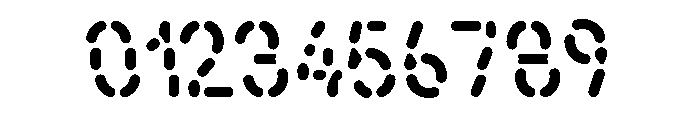 Alpen Stencilroundedbackslant Font OTHER CHARS