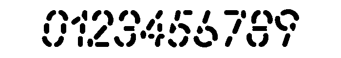 Alpen Stencilroundedoblique Font OTHER CHARS
