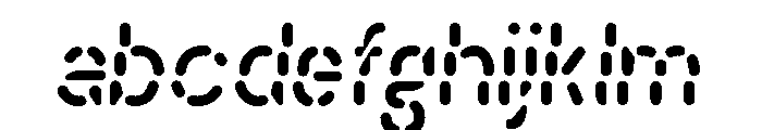 Alpen Stencilroundedoblique FONT