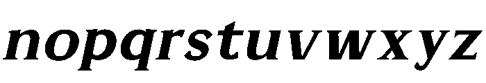 Alvarado BoldItalic Font LOWERCASE