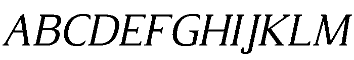 AlvaradoVar LightItalic Instance Font UPPERCASE