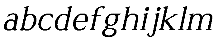 AlvaradoVar LightItalic Instance FONT