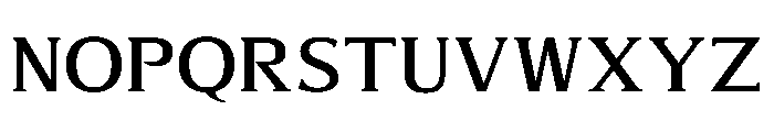 AlvaradoVar Medium Instance Font UPPERCASE