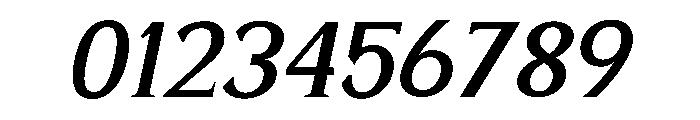 AlvaradoVar MediumItalic Instance Font OTHER CHARS