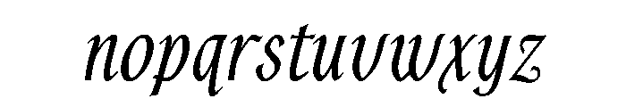 AlysScript Bold Font LOWERCASE