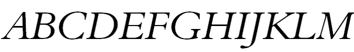 Aldine 401 Italic Font UPPERCASE