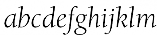 Alliance Italic FONT