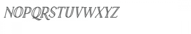 Aleman Italic Font LOWERCASE