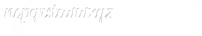 Alexandria Script Highlight Font LOWERCASE
