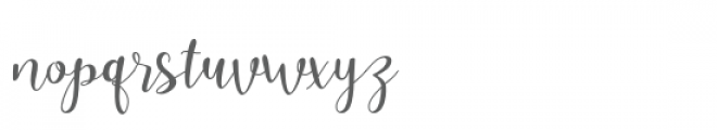 Alleka Script Font LOWERCASE