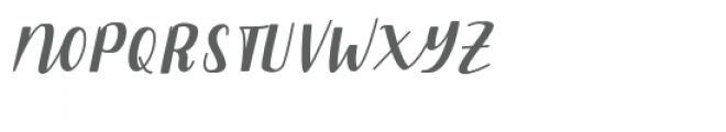 Allyca Slanted Font UPPERCASE