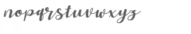 Allyca Slanted Font LOWERCASE