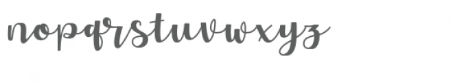 Allyca Font LOWERCASE