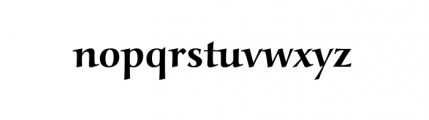 Alcuin Bold Font LOWERCASE