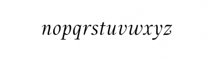 Alias Union Regular Italic Font LOWERCASE
