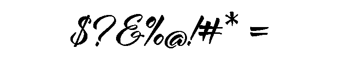 Al Fresco Bold Font OTHER CHARS