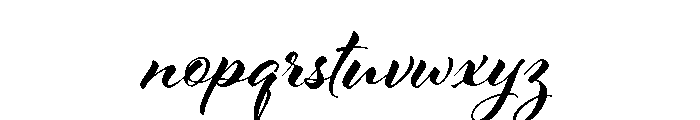 Al Fresco Bold Font LOWERCASE