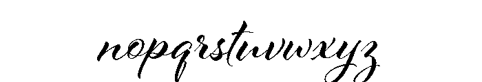 Al Fresco Regular Font LOWERCASE