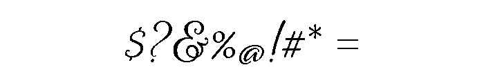 Alana Regular Smooth Font OTHER CHARS