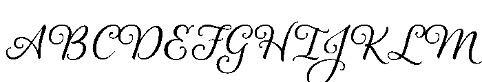 Alana Regular Smooth Font UPPERCASE