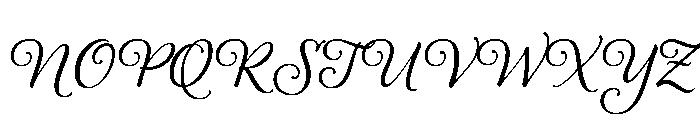 Alana Regular Smooth Font UPPERCASE