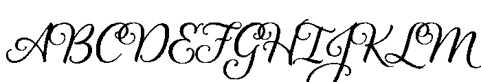 Alana Regular Font UPPERCASE
