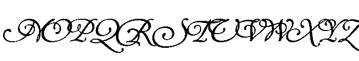 Albemarle Regular Font UPPERCASE