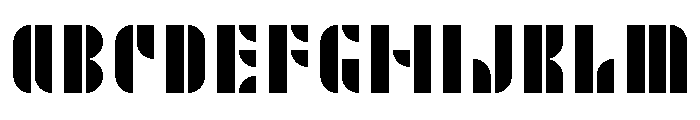 Albers One Font UPPERCASE
