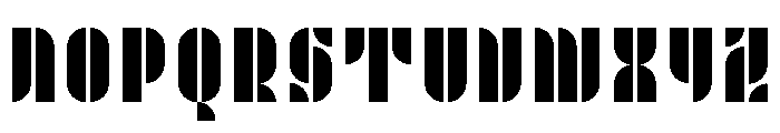 Albers One Font UPPERCASE