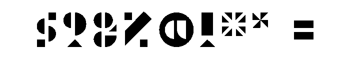 Albers Three Font OTHER CHARS