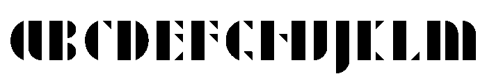 Albers Three Font UPPERCASE