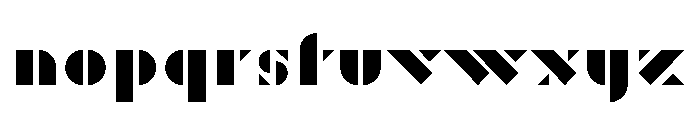 Albers Three Font LOWERCASE