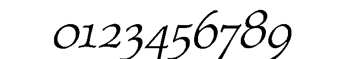 Albion Regular Italic Font OTHER CHARS