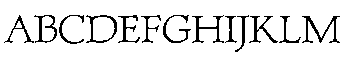 Albion Regular Font UPPERCASE