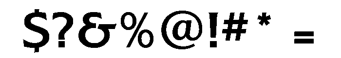 Alexon Bold Font OTHER CHARS
