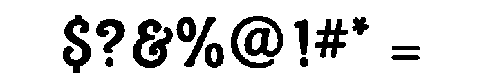 Alghera Bold Font OTHER CHARS