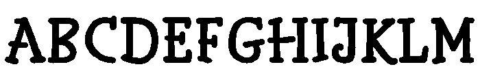Alghera Bold Font UPPERCASE