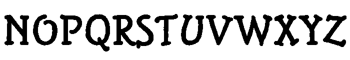 Alghera Bold Font UPPERCASE