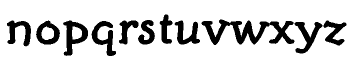 Alghera Bold Font LOWERCASE