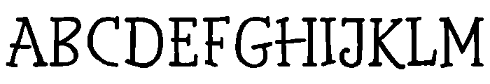Alghera Regular Font UPPERCASE