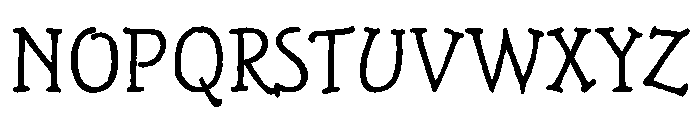 Alghera Regular Font UPPERCASE