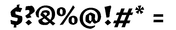 Algo Black Font OTHER CHARS