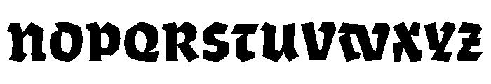 Algo Black Font UPPERCASE