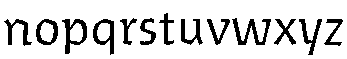 Algo Light Font LOWERCASE