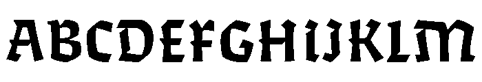 Algo Regular Font UPPERCASE