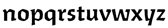 Algo Regular Font LOWERCASE