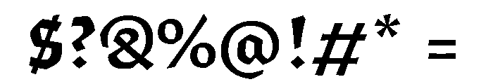 Algo Font OTHER CHARS