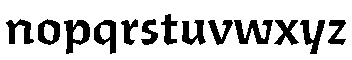 Algo Font LOWERCASE
