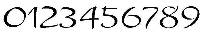 Alhambra Regular Font OTHER CHARS